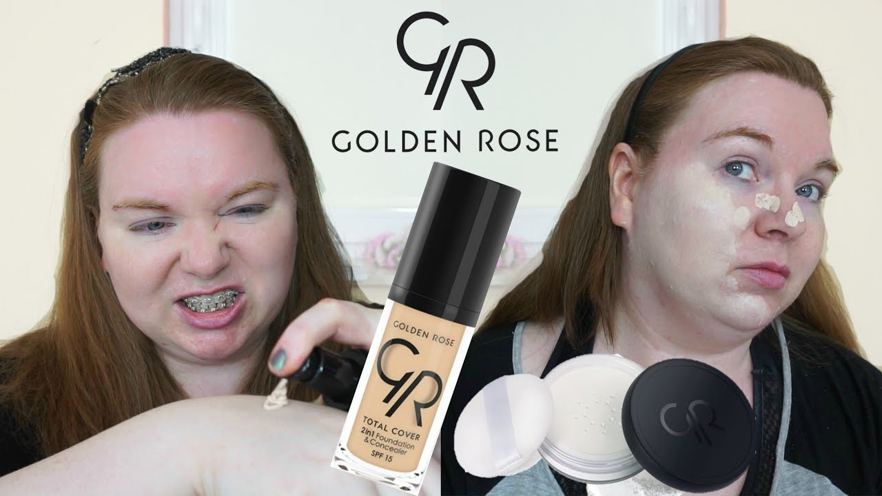 Makijaż Goldenrose | Podkład Total Cover | Long Wear Powder | Soft&Matte Creamy Lip