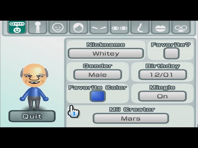 miiページ Whitey - 8 Crazy Nights - Mii 937 - YouTube