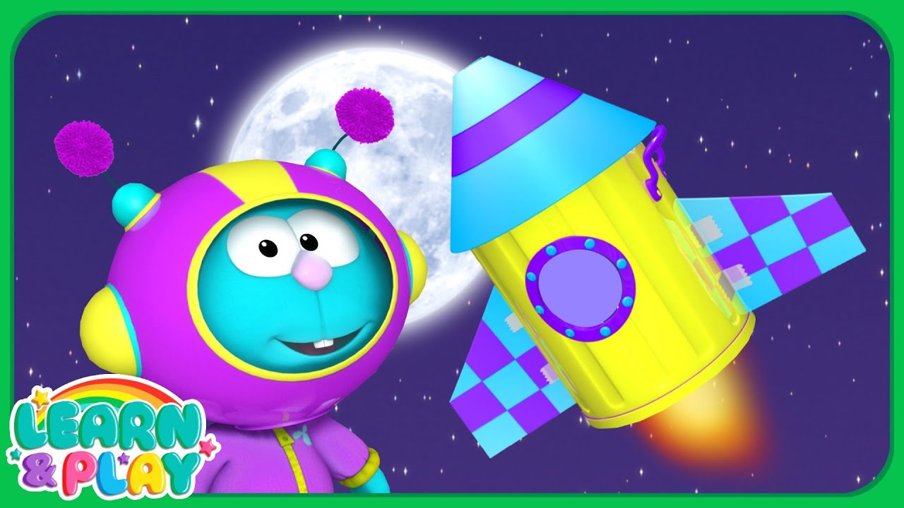 3…2…1… Blast Off! Raggles Rockets to the Moon! 🚀 Science for kids 🌕 ...