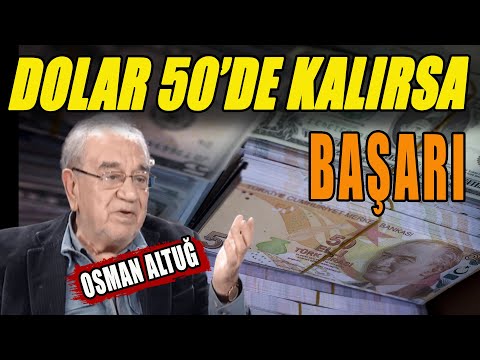 #Dolar 50 TL'de Kalırsa Başarı! #Faiz'i Uçuracaklar! #OsmanAltuğ Anlattı