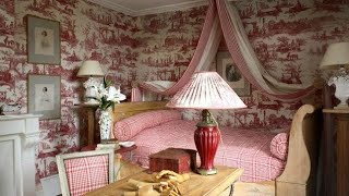 Interior trends: Toile de jouy pattern