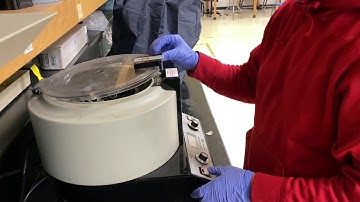 SJSU CHE163L biofuel part 7- Centrifuge separating FAME by density