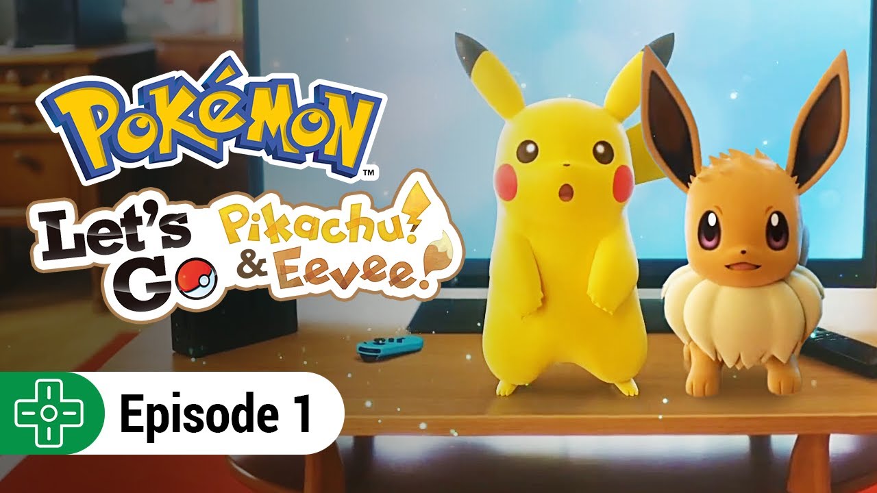 A Wild Pikachu and Eevee Appear! | Pokémon: Let's Go! #1