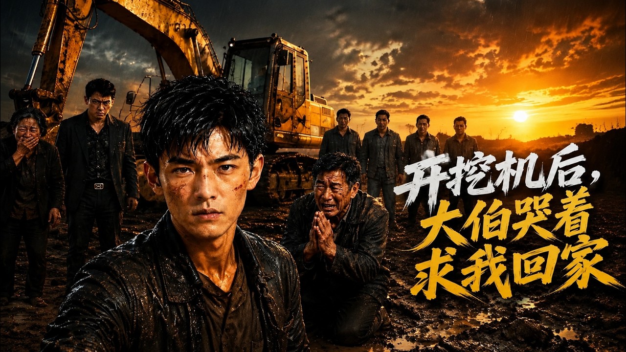 開挖機後，大伯哭著求我回家