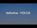 Ashvma FOCUS Paroles Lyrics