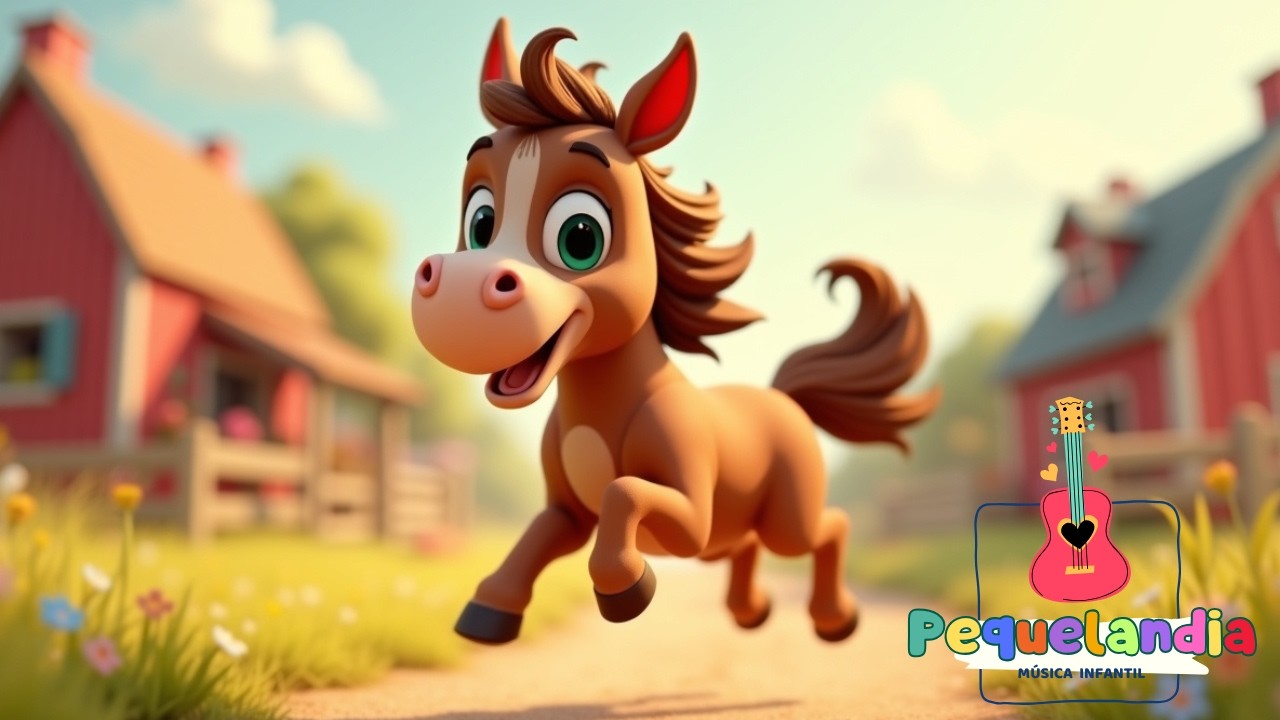 🐴🎵 Música Infantil: “Caballito Taca Taca” — Galope y Saltos Felices 💨