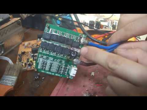 Sửa mạch BMS 3s 100a - Sạc cân bằng pin 18650 - YouTube