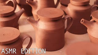 Throwing & Making 20 Teapots - ASMR Edition