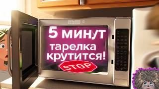 видео: Почему не крутится тарелка в микроволновке? картинка: Почему не крутится тарелка в микроволновке?