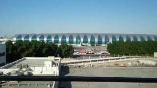 Dubai Airport, Metro and Road View