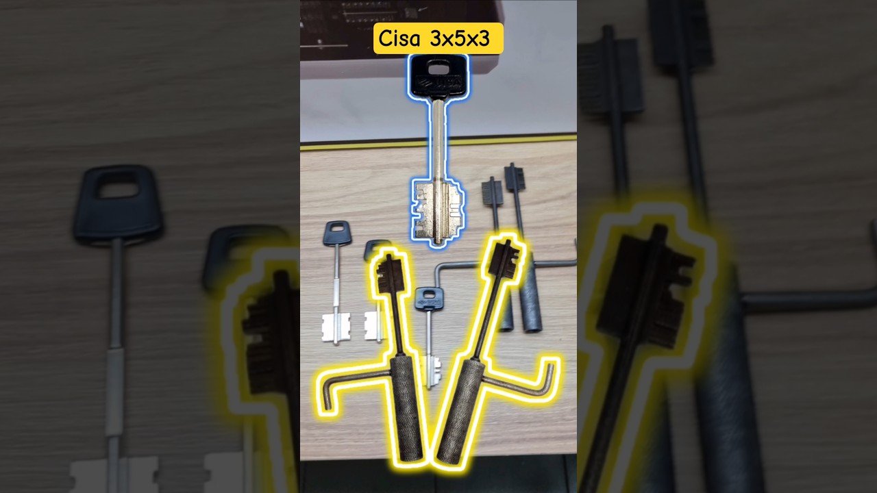 Cisa 3x5x3 инструмент для аварийного вскрытия замков!