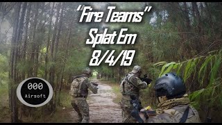 "Fire Teams” at Splat Em with G&G Combat Machine and Krytac LVOA