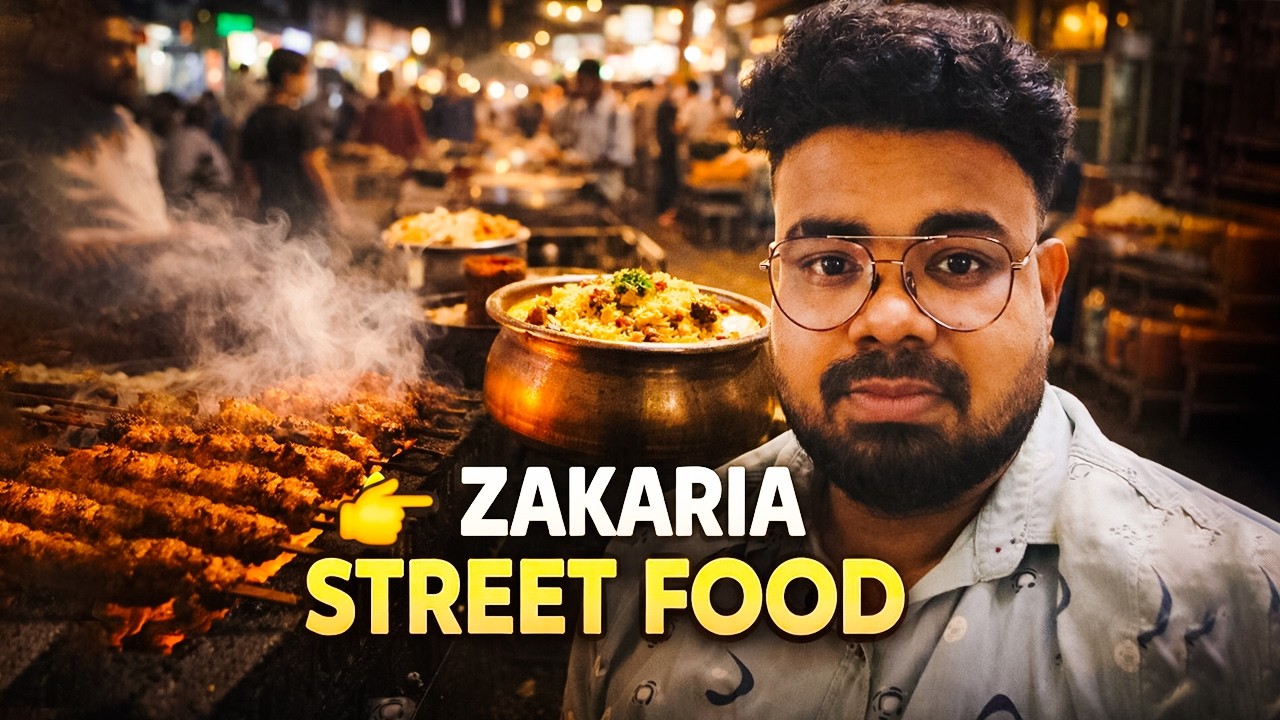 Zakaria Street Food Kolkata | Ramzan 2026 | Taskeen | Haleem | Kebab | Biryani
