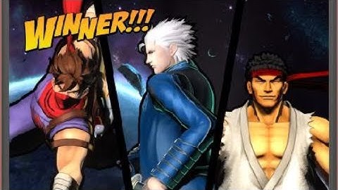 ULTIMATE MARVEL VS. CAPCOM 3 Ryu,Strider Hiryu,Vergil Arcade Mode