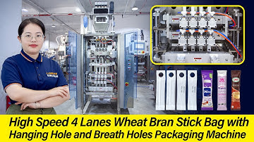 Multi Lane Stick Packing Machine #stickpackagingmachine #highspeedpackingmachine