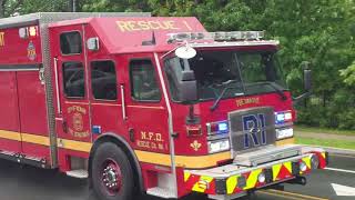 NEWARK NJ FIRE DEPARTMENT ENGINE 29 Ladder 10 RESCUE 1 Responding 5-24-26