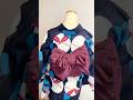 紺花柄浴衣×赤紫へこ帯|大人の浴衣コーデ Navy Floral Kimono × Maroon Hekoobi | Elegant Summer Styling