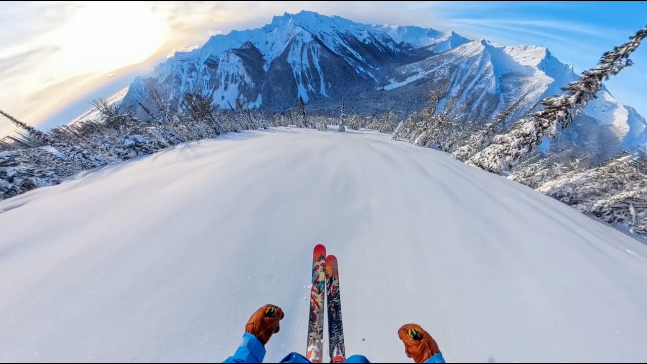 Kicking Horse, BC, Backcountry Report:  Christmas Day Miracle Sunshine Powder & 2 Dark Chutes