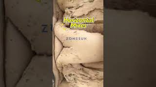 ZONESUN horizontal mixer blend thick pastes and heavy sauces with ease#industrialmixer