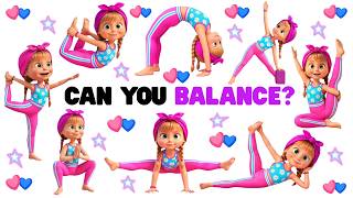 The Ultimate 8-Min Kids Yoga Routine | Masha Edition | Stretch & Play! ✨ | CoCo Yogi Kids