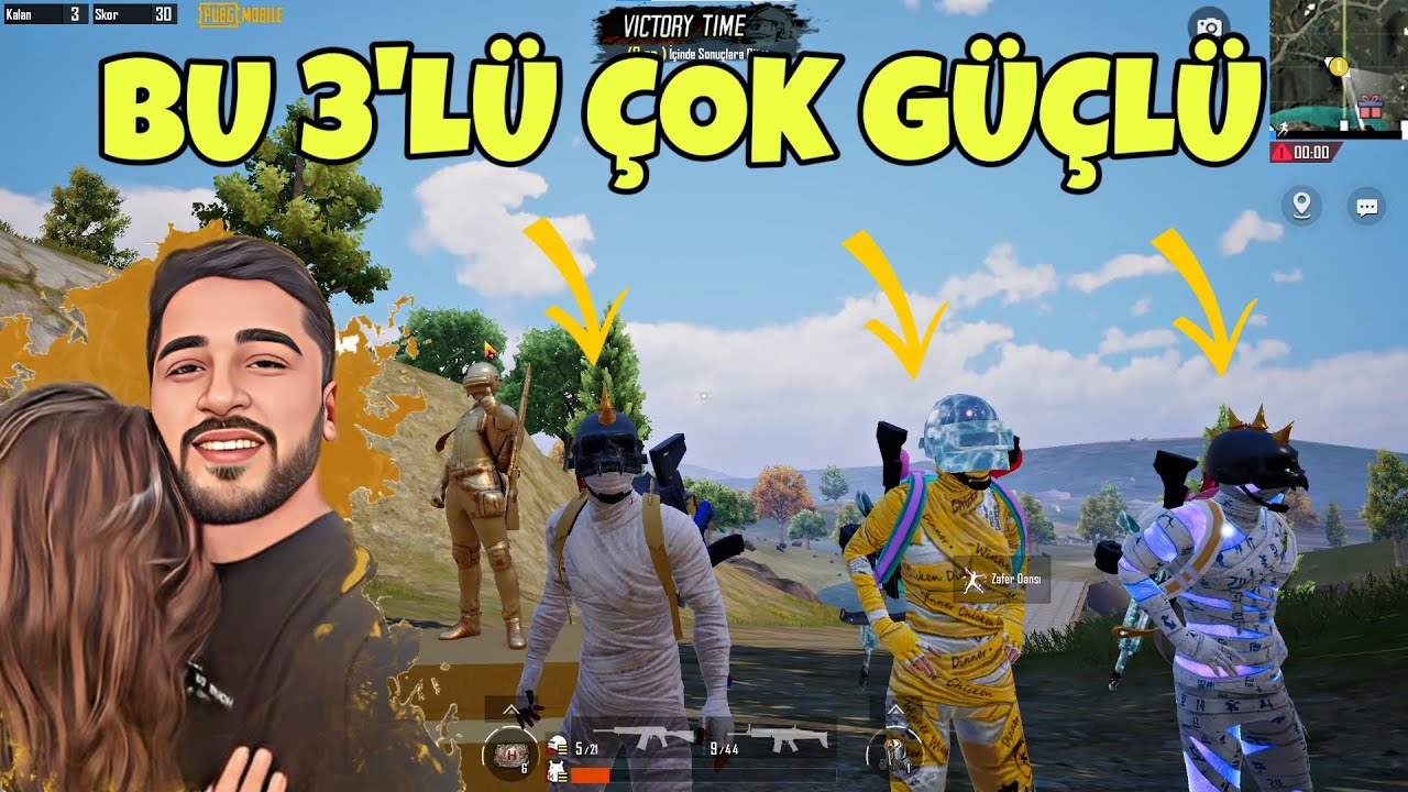 SARI,MAVİ VE BEYAZ MUMYA İLE KILL REKORU, BAYILMA REKORU VE LOOT REKORU KIRDIK! -PUBG MOBİLE
