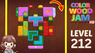 Color Wood Jam Level 212 Solution Walkthrough