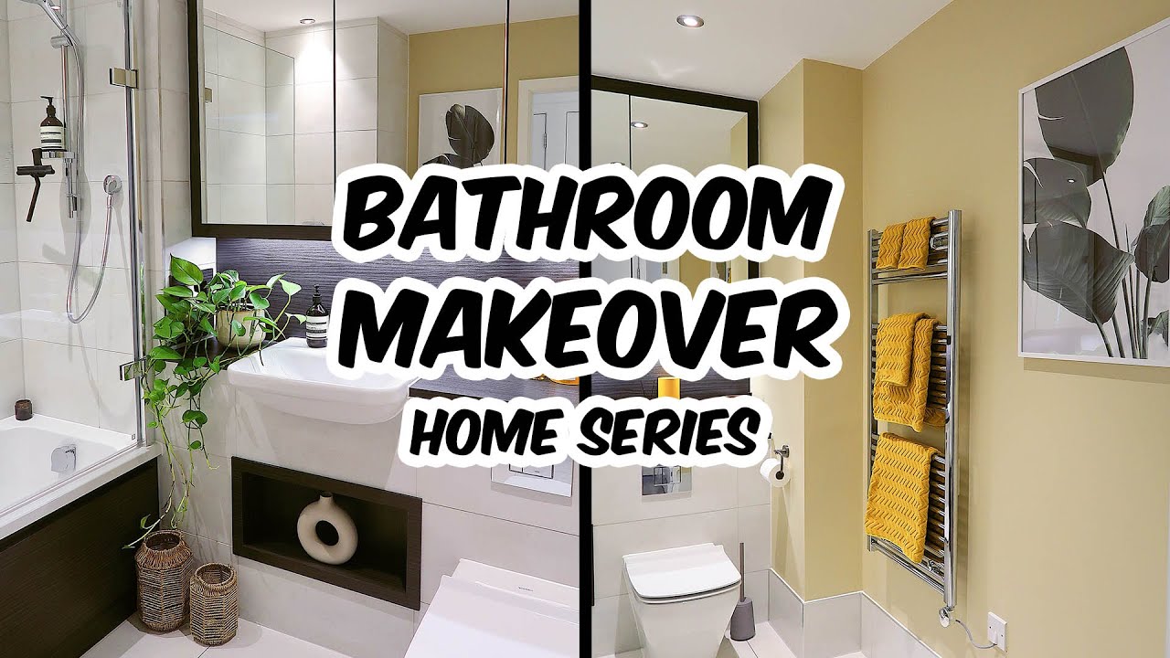  DIY  BATHROOM  MAKEOVER HOME SERIES TIPS TRICKS  YouTube