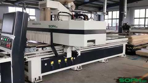 MSK2513A--Nesting CNC machining center--Autoamtic loading and unloading