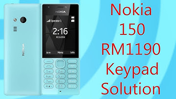 Nokia 150 RM1190 keypad menu and  back button not working solution 2021