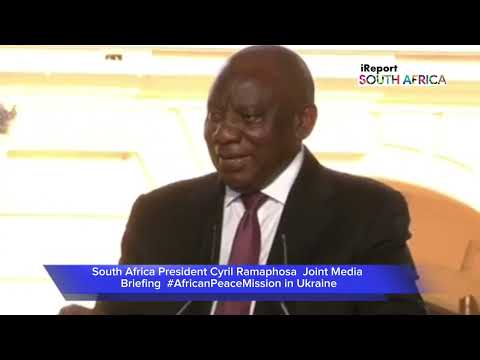 South Africa President Cyril Ramaphosa Media Briefing  #icanpeacemission Ukraine and Russia