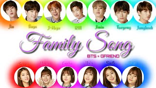 BTS X GFriend - Family Song (wednesday) [color coded lyrics] Resimi