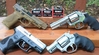 Atomic .38 Special+P (Inverted Wadcutter) VS 9mm+P JHP