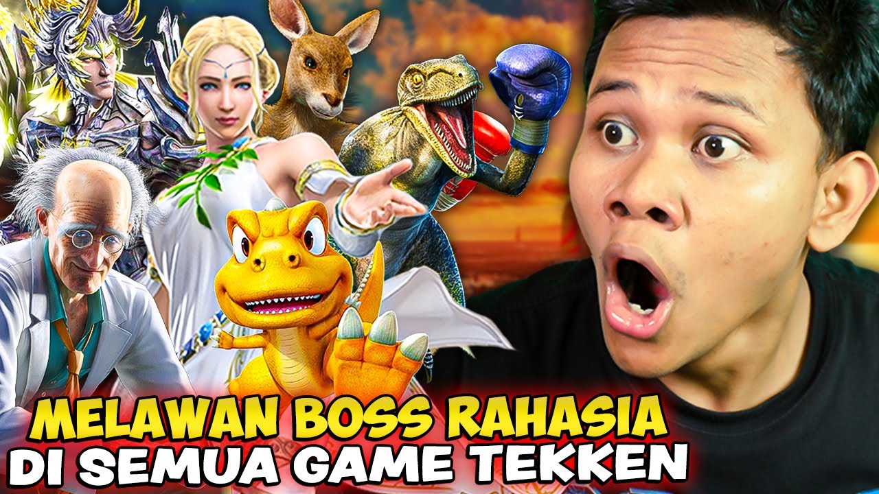 GW NYOBAIN MELAWAN SEMUA KARAKTER & BOSS RAHASIA DI SEMUA GAME TEKKEN 1 - 8 !!