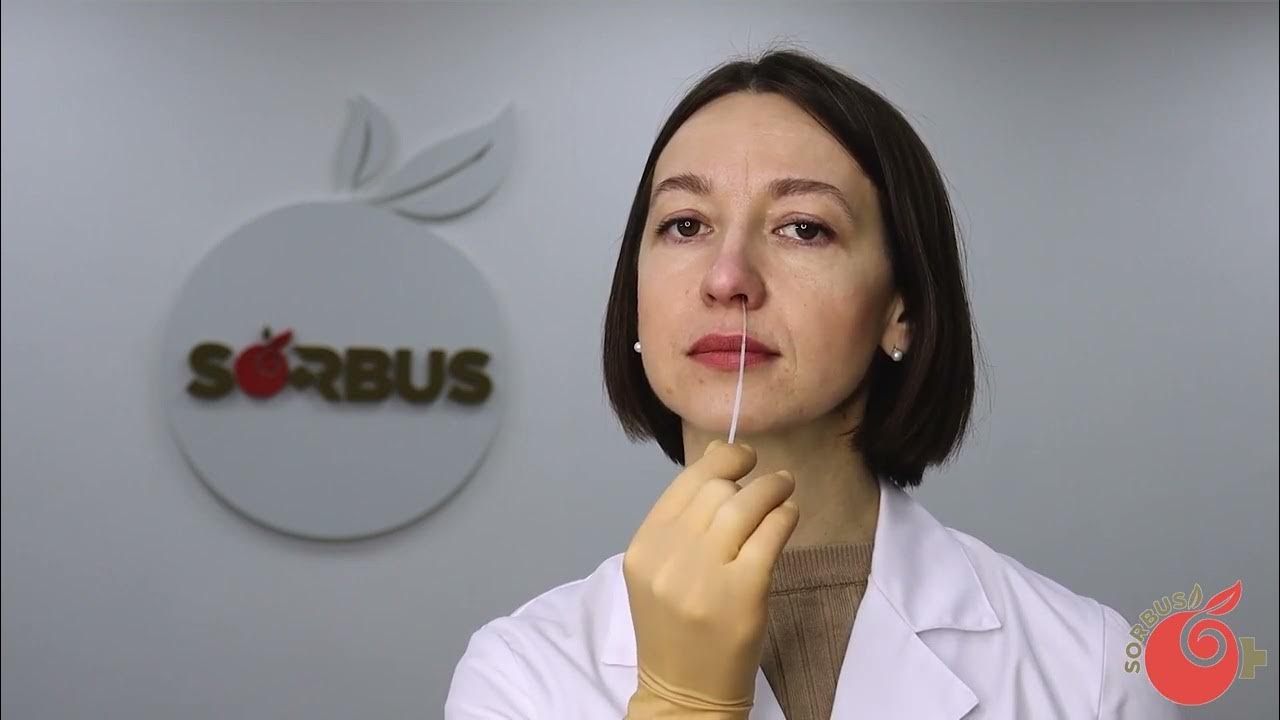 Экспресс-тест Sorbus на антиген Covid-19 Инструкция - YouTube