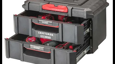 Craftsman TradeStack Drawers, lots of space for your tools!