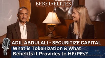 INTERVIEW 🎙️ Adil Abdulali of Securitize Capital discussing Tokenization of Assets