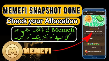 memefi mining closed | snapshot done