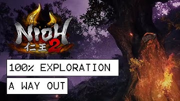 Nioh 2 100% Exploration Walkthrough - A Way Out (All Items, Kodama, Secrets...)