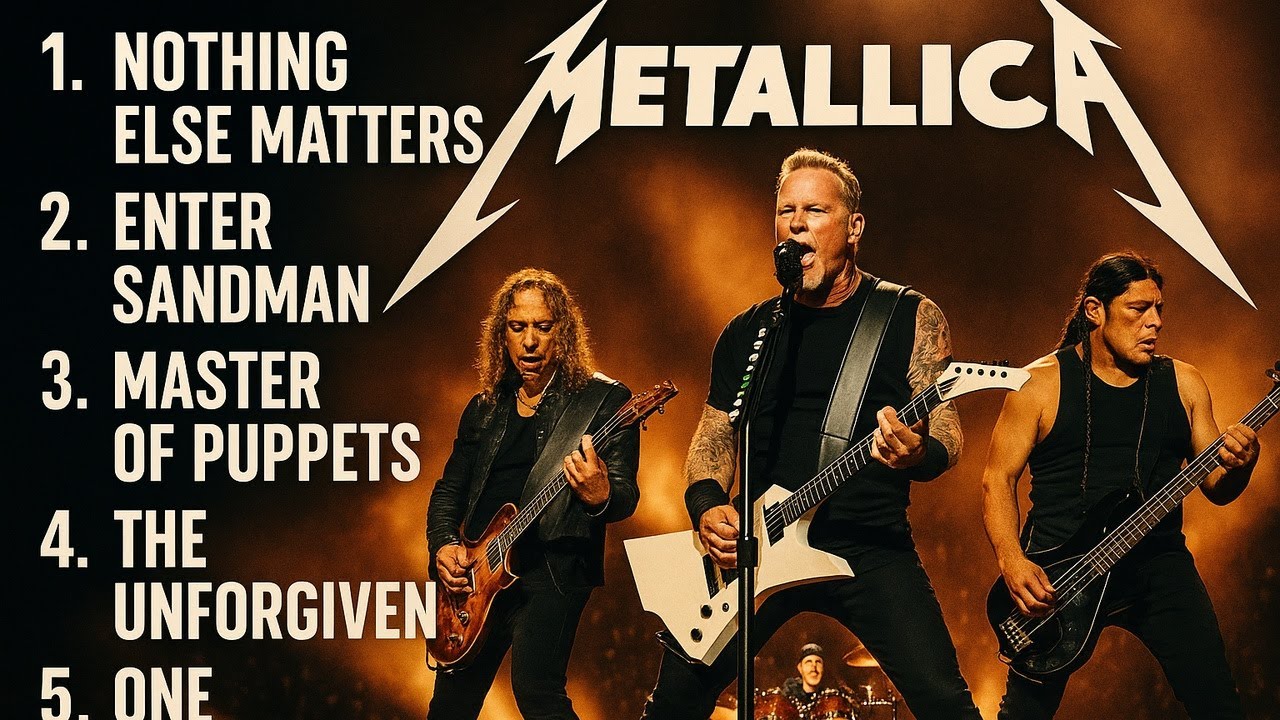 Guitar Riffs & Metallica Collection | Emo Rock Playlist & Slow Rock Live Concert Vibes Mix