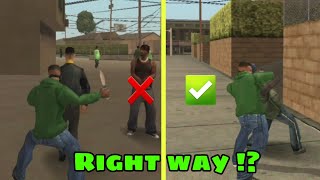 Small thing you ignored in gta san Andreas [ Right way to kill with knife]