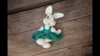 Needle Felted Bear Creek Bunnies