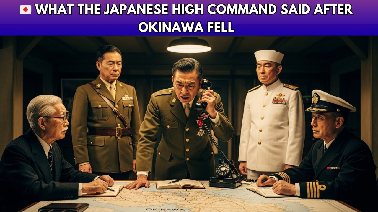 What The Japanese High Command Said After Okinawa Fell - WW2 History