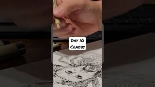 Day 10 crabby inktober