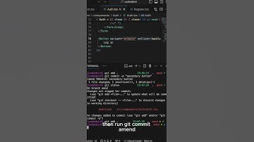 Fix your last commit easy with GIT AMEND!
