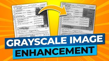 Grayscale Image Enhancement to Optimize Your Digital Records