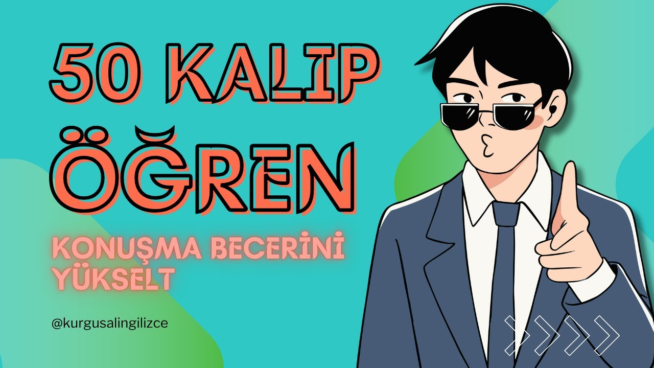 “İngilizce Konuşmayı Uçuran 50 Kalıp 🚀 | Akılda Kalıcı Öğrenme”
