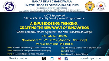 AICTE-ATAL sponsored FDP- AI infused Design Thinking