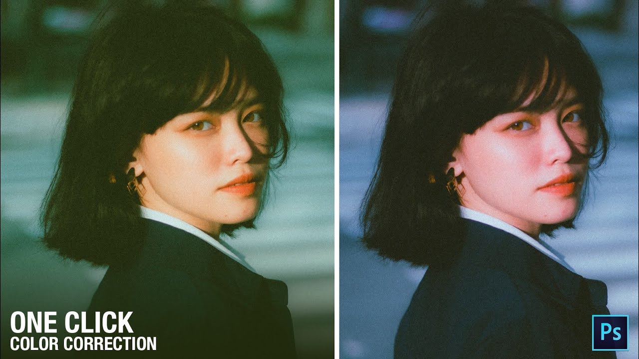 Color Incorrect Photos Color Correction of an image in just one click in Photoshop | How to ...