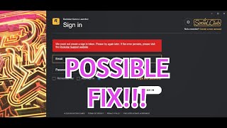social club could not create a sign in token fix! gta v online