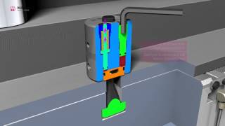 Hydro-mechanical clamping nut with force display